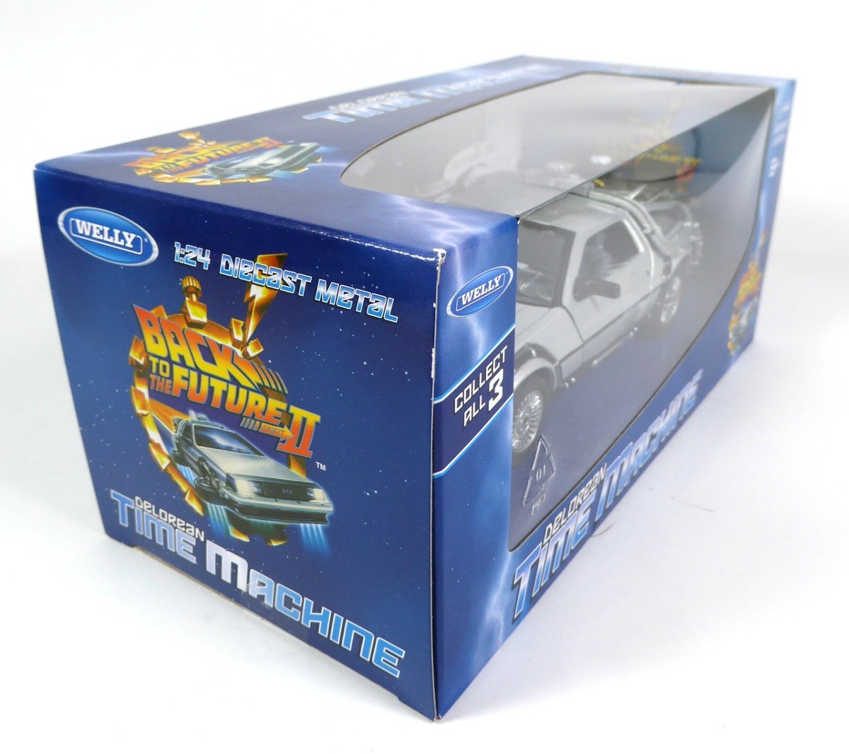 Welly DELOREAN TIME MACHINE ミニカー1/24サイズ Welly 1:24 DeLorean Time Machine Back to the Future II 22441