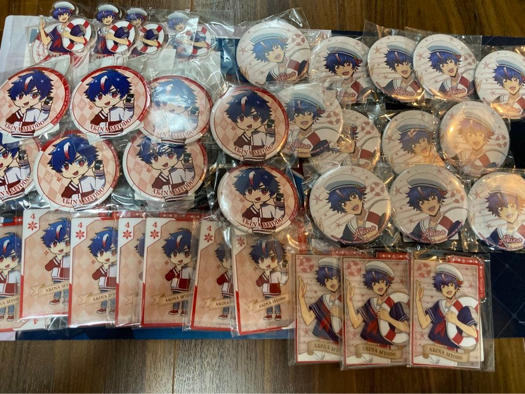 くじロード　明導アキナ 缶バッジ・アクリルスタンド　他