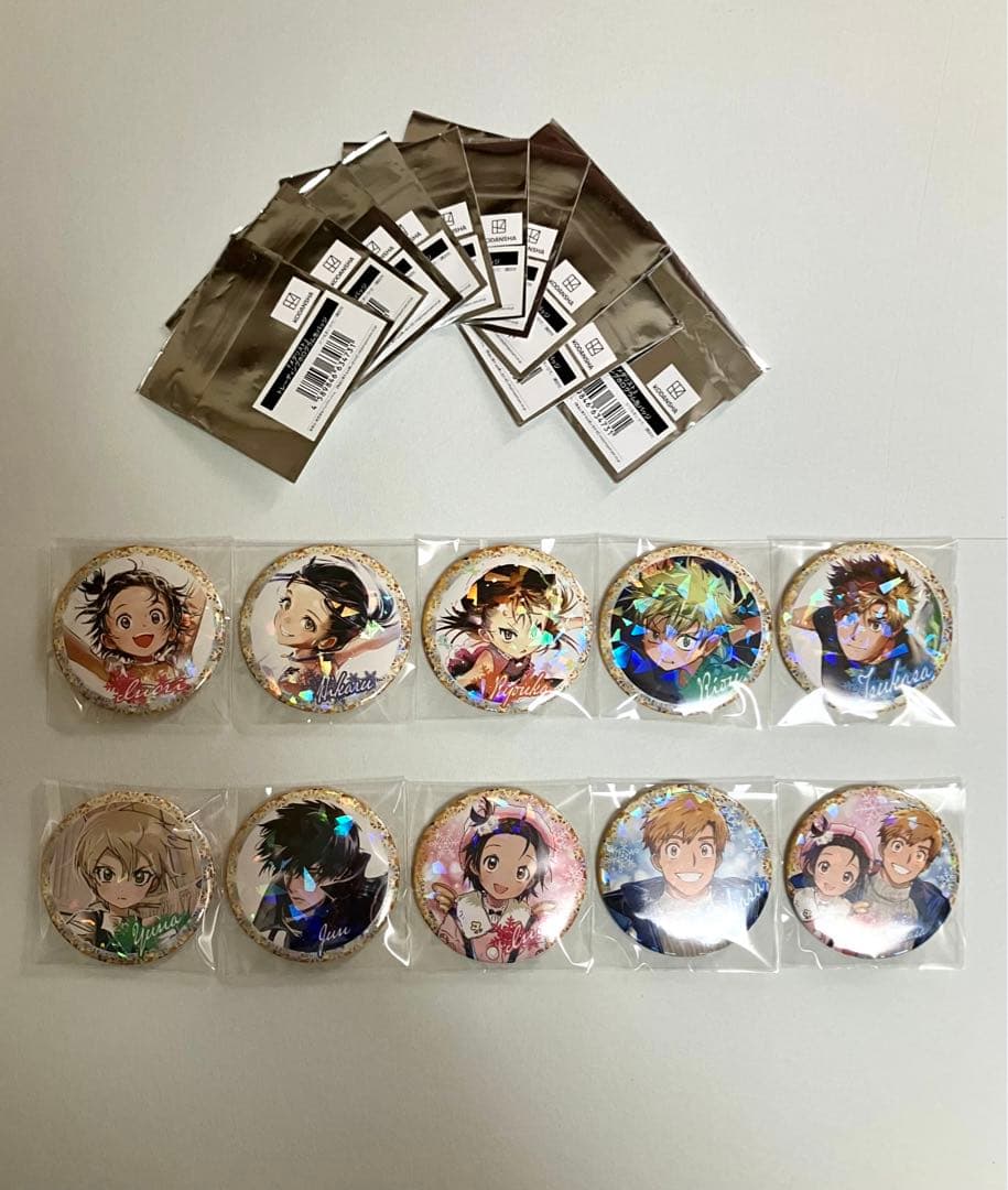 ■『メダリスト』 マンガ展 トレーディングホログラム缶バッジ 【全10種コンプ】
