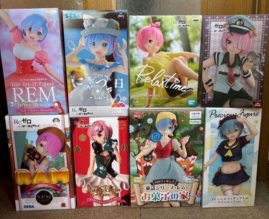 リゼロ フィギュア レム ラム まとめ売り