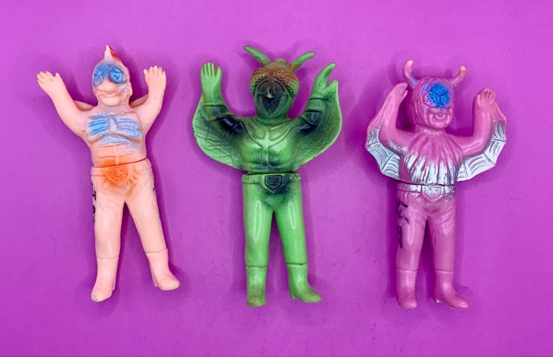 クモ男 ピラザウルス カマキリ男 3体セット売り ポピー 当時物オリジナル保証