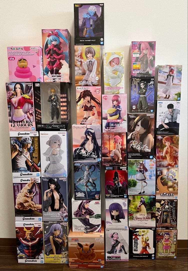 人気フィギュア35個まとめ売り（ドラゴンボール、ワンピース、呪術、美少女など）②
