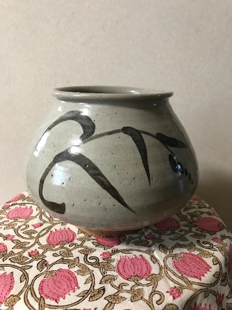唐津焼　茶道具　水指　壺　花瓶　陶器　陶芸品　伝統工芸品