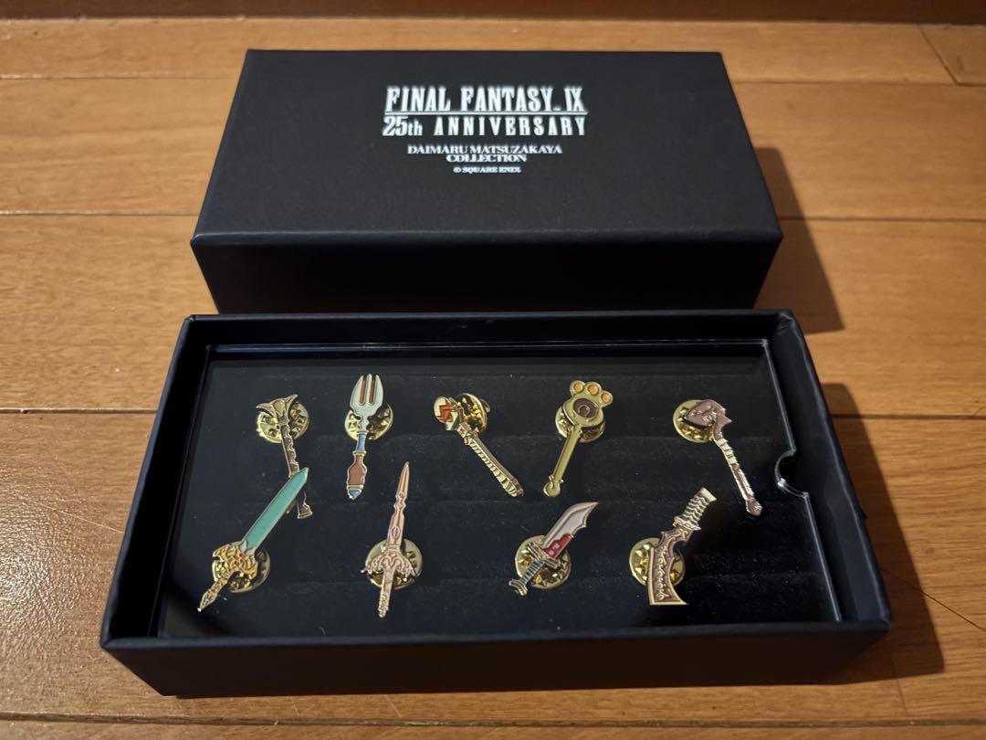 武器モチーフ ピンバッジ FF9 新品 コンプリート スタイナーアクスタ付き