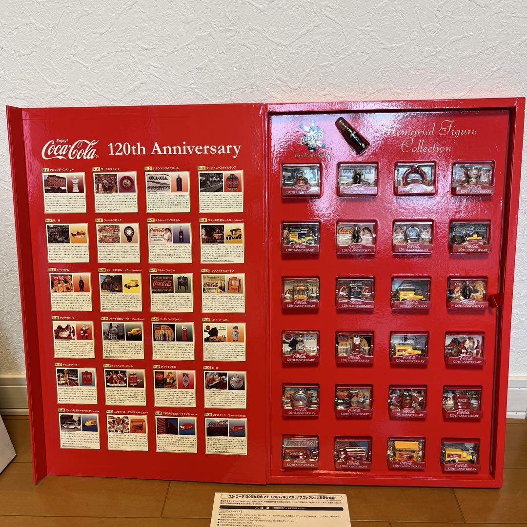 【美品】コカコーラ 120周年記念 メモリアルフィギュア ボックスコレクション