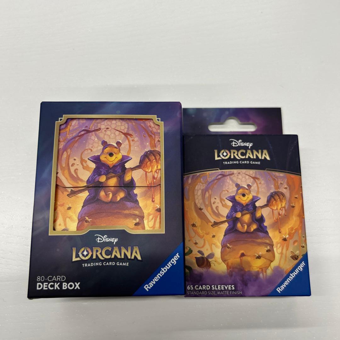 【最安値】ロルカナ 海外限定 くまのプーさん スリーブ デッキケース未開封