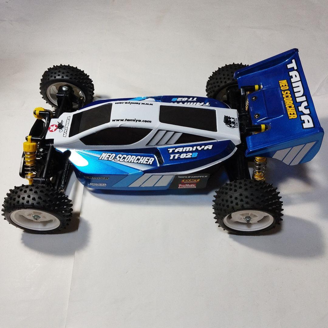 タミヤ1/10 TT-02B ネオスコーチャー 組立ました。
