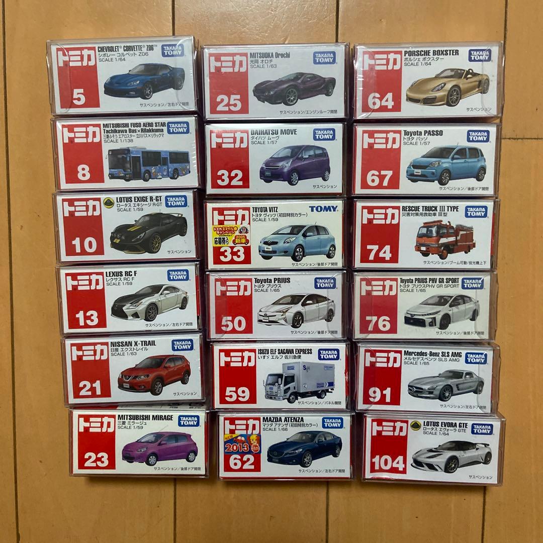 トミカ まとめ売り 18台セットA シボレー　ポルシェ　光岡オロチ　レクサス