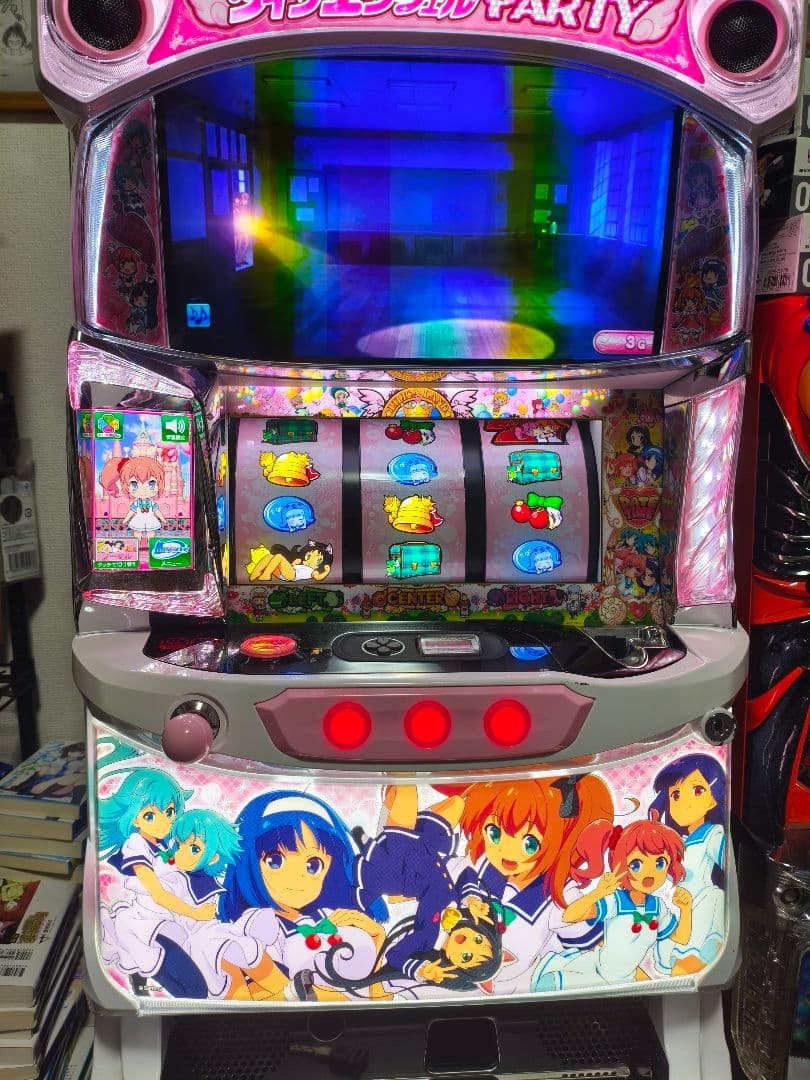 ツインエンジェル　Party　実機　コイン不要機付き　隻眼の嫁！愛姫様用