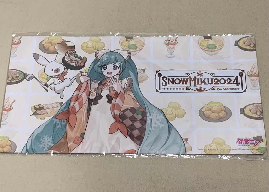 雪ミク　初音ミク　雪まつり限定プレイマット(デスクマット) SNOWMIKU