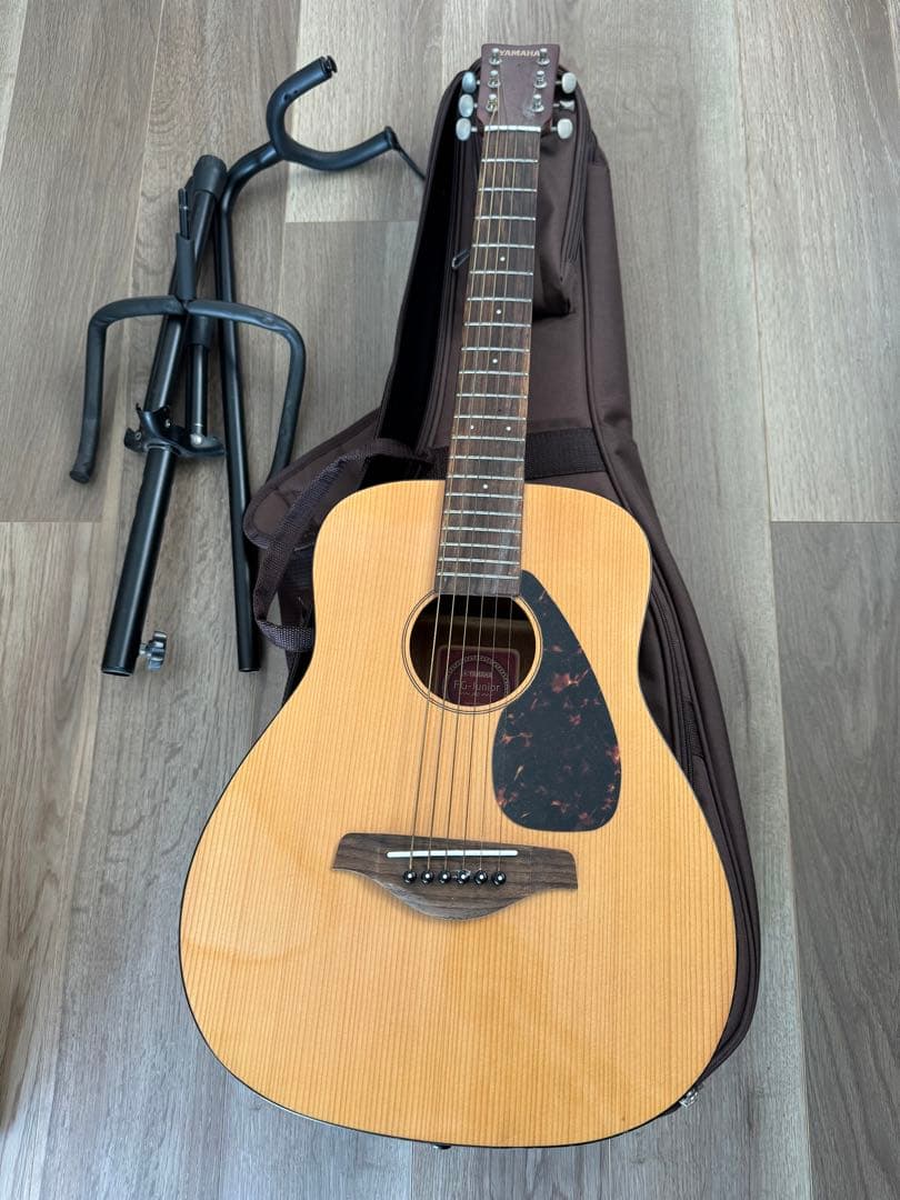 アコースティックギターYAMAHA FG-Junior スタンド付き ケース付