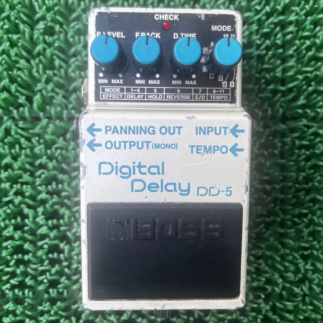 BOSS DD-5 デジタルディレイ　動作良好　汚れアリ　90年代サウンド