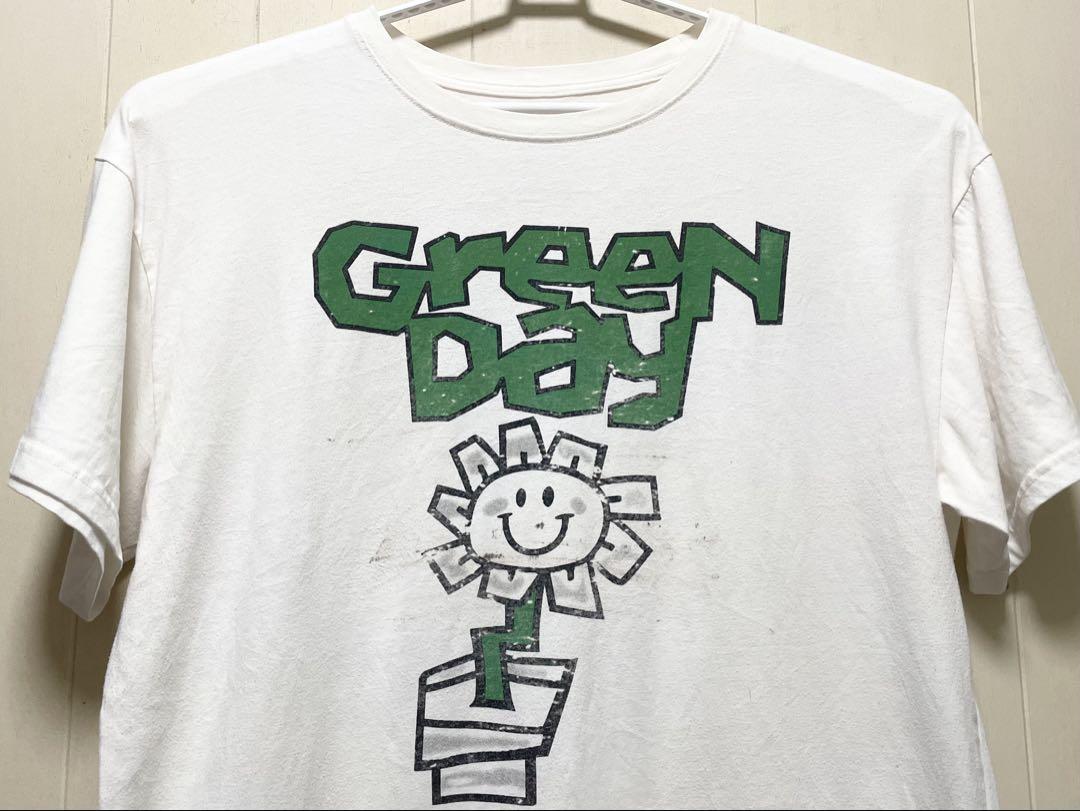 Green DayグリーンデイTシャツ古着XLバンドTロックTパンク