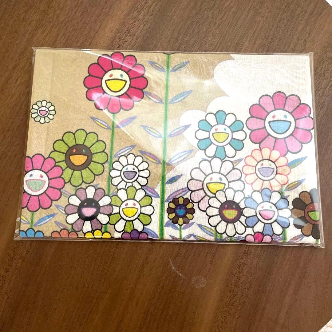 村上隆『お花』金色の空の夏のお花畑　手ぬぐい　もののけ京都限定販売　入手困難