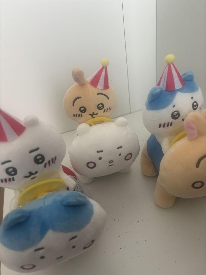 ちいかわらんど　ぴーぽぽぬいぐるみ　ちいかわ/ハチワレ/うさぎ