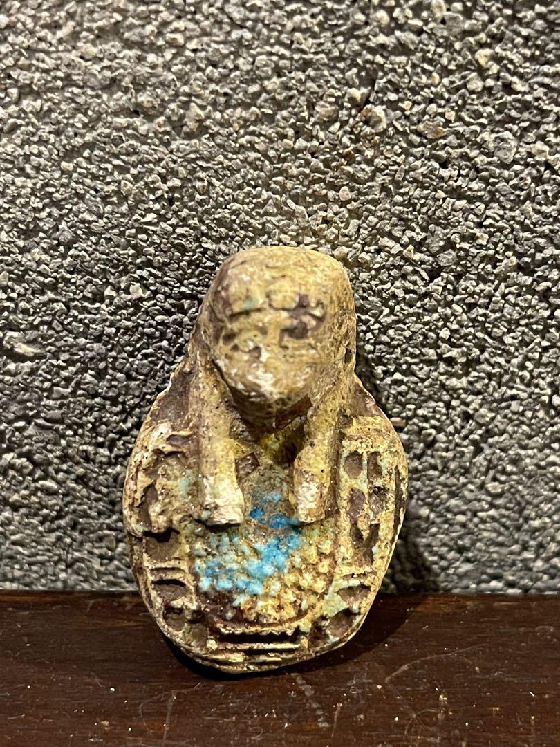 ファイアンス製　ウシャブティ　古代エジプト　ファラオ　エジプト　イシス