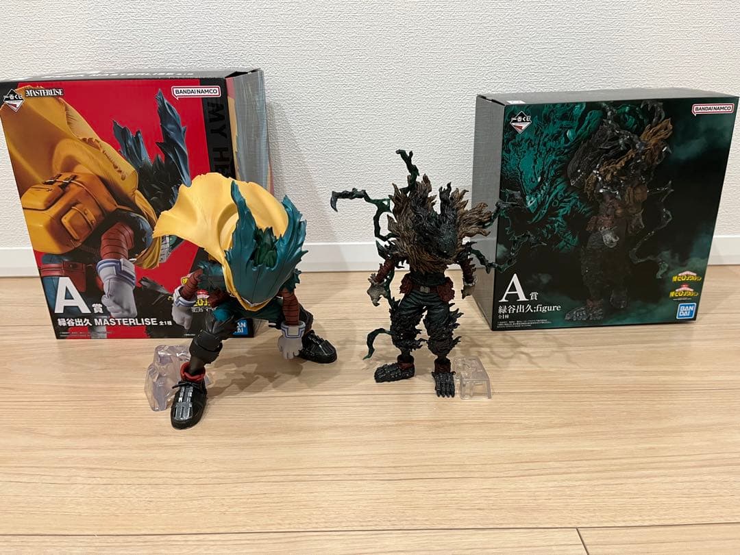 一番くじ　僕のヒーローアカデミア　黒デク　A賞　2体