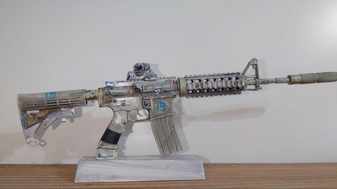 精巧1/3スケール　 ミニチュア　AR15　カモフラージュバージョン